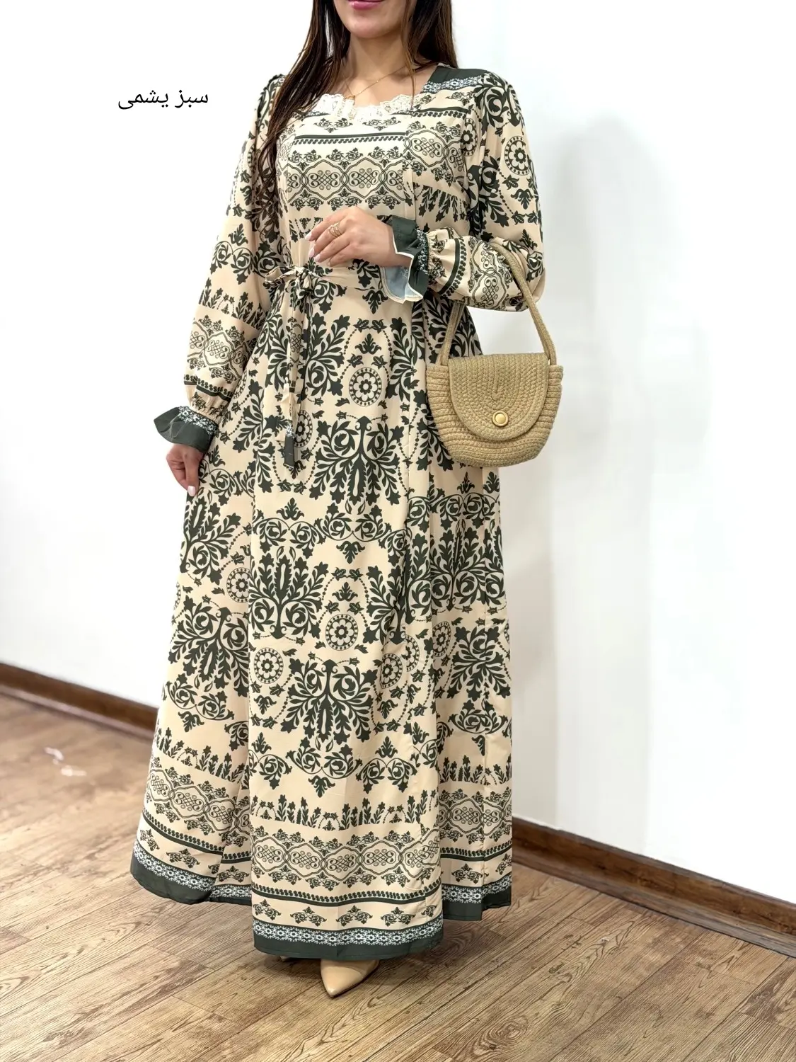 پیراهن بلند گلبرگ